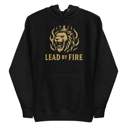 Zodiac Hoodie „Lead by Fire“ – Urban Streetwear mit Löwen-Print | RLM Fashion