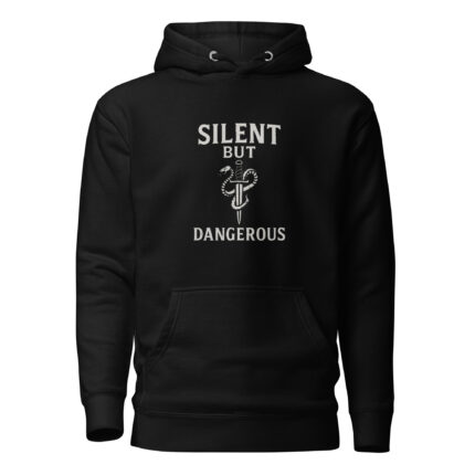 Jungfrau Hoodie „Silent but Dangerous“ – Zodiac Urban Streetwear