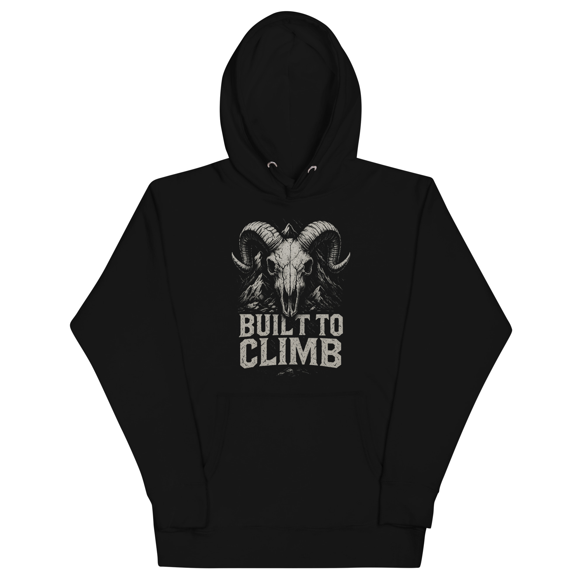 Unisex Steinbock Hoodie „Built to Climb“ Unisex Steinbock Hoodie „Built to Climb“