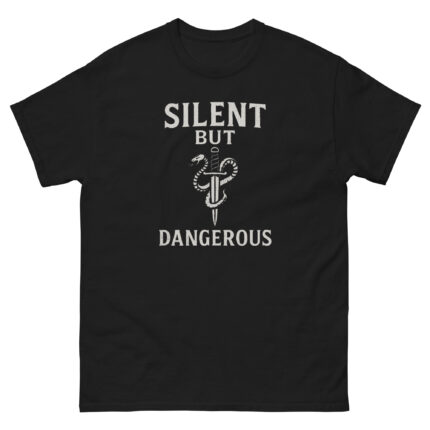 Jungfrau Shirt „Silent but Dangerous“ – Urban Zodiac Streetwear