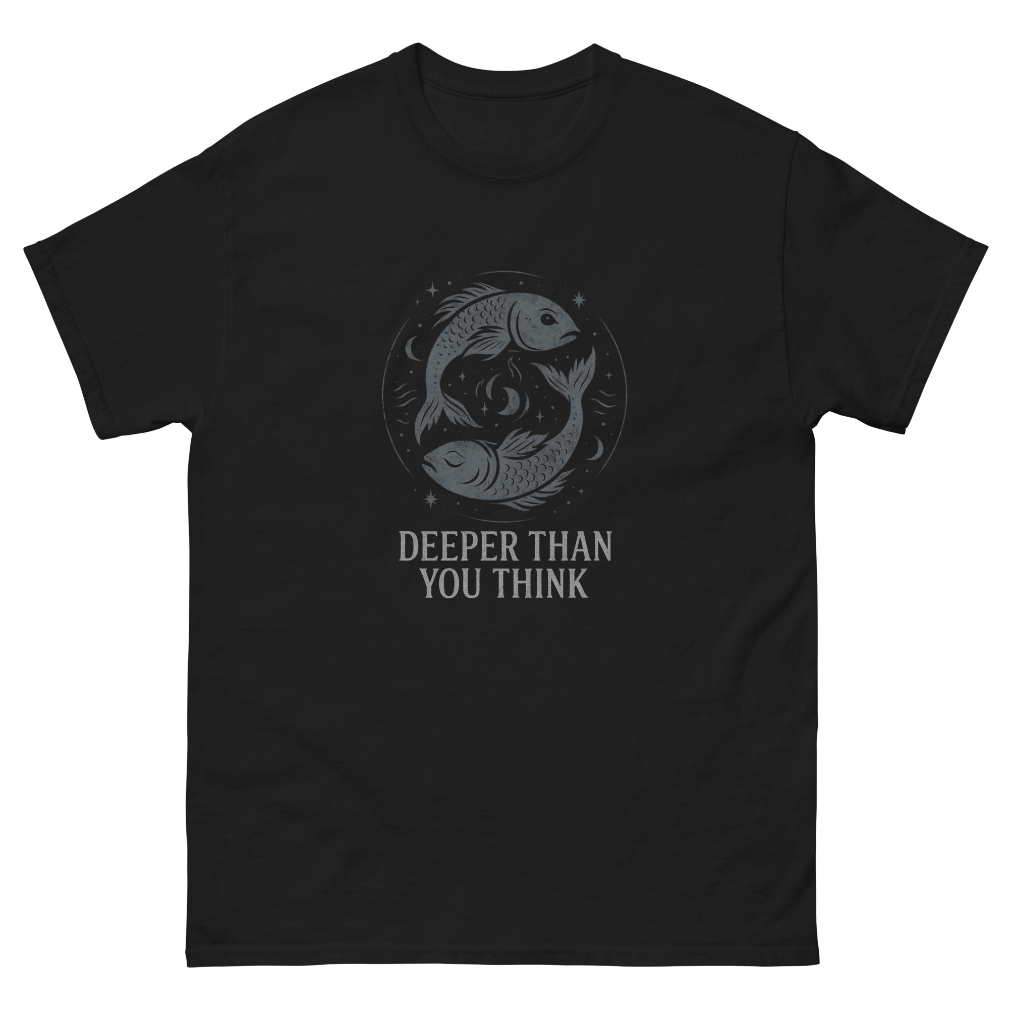 Fische T-Shirt „Deep Feels.“ – Stylisches Horoskop-Shirt Fische T-Shirt „Deep Feels.“ – Stylisches Horoskop-Shirt