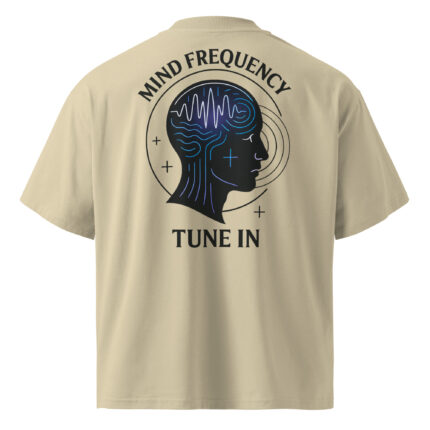 Mind Frequency Oversized Streetwear T-Shirt – Futuristisches Urban Design
